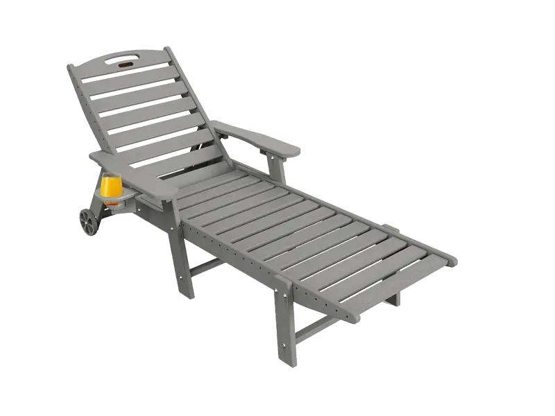 Chaise Lounge With Wheel-CHT003