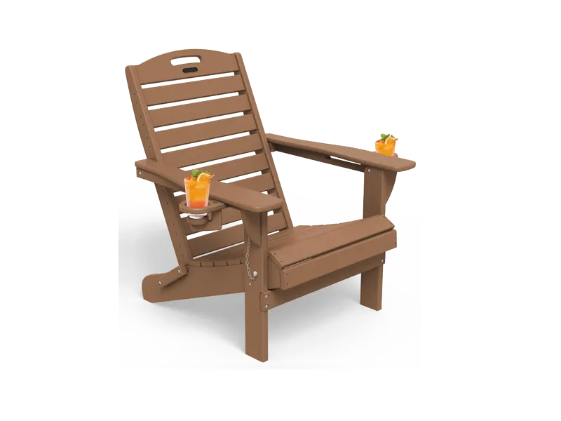 PE Folding Chair With Two Cup Hold-CHD004
