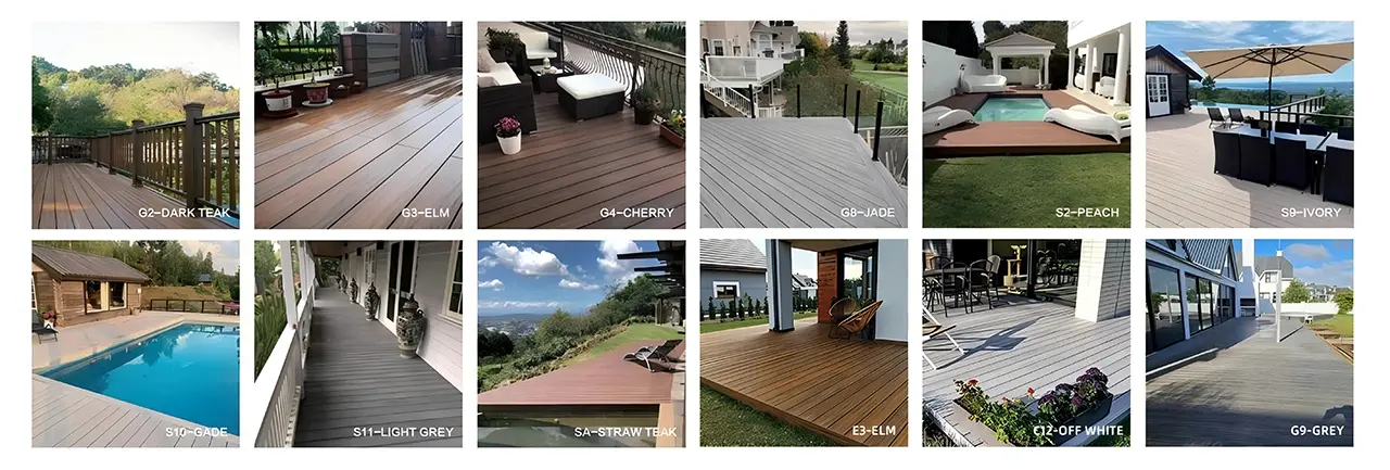 best applications for composite round decking