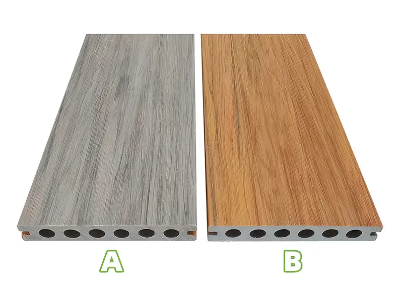 bicolor composite decking