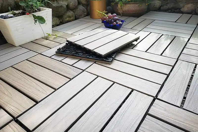 classic wpc diy decking tiles commercial projects 2