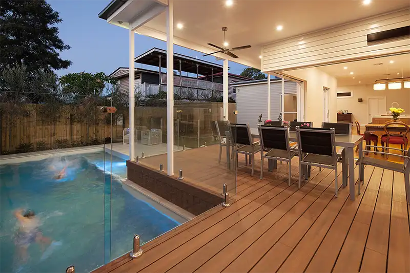 commercial spaces for classic wpc solid decking