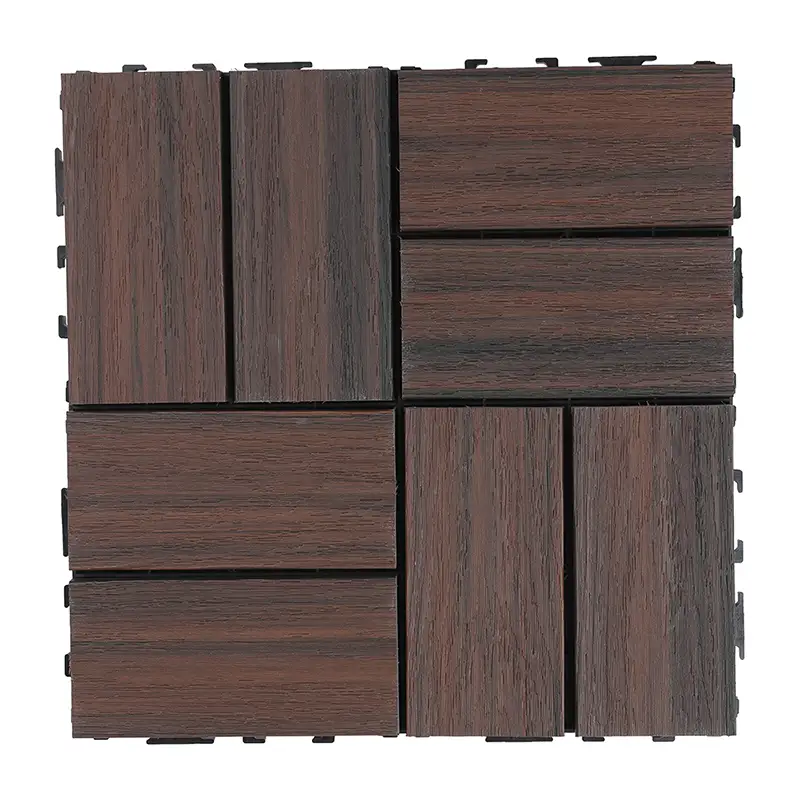 composite diy decking tiles 30x30cm 2