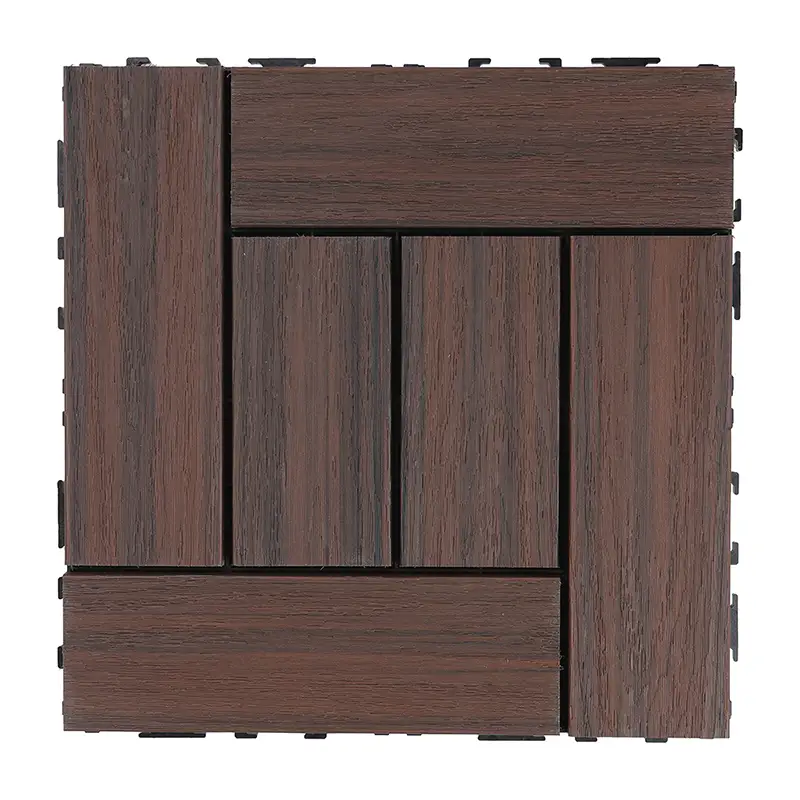 composite diy decking tiles 30x30cm 3