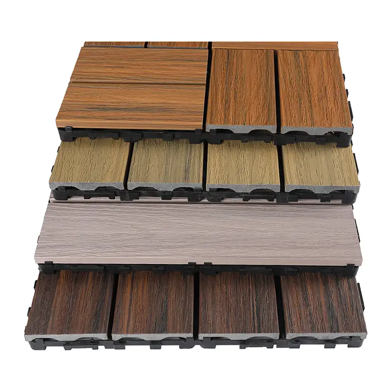 composite diy decking tiles 30x30cm 4