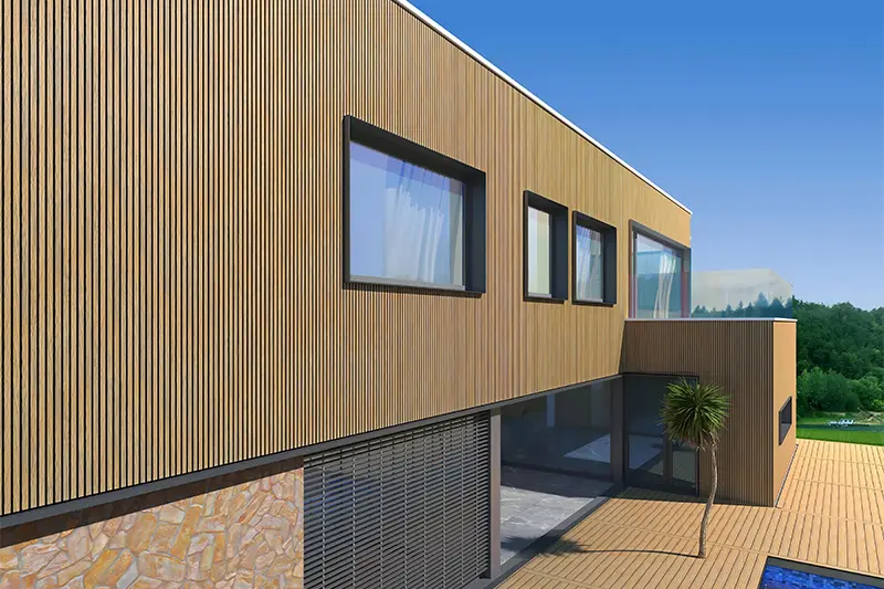 educational and institutional buildings outdoor wpc cladding