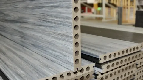 co-extrusion WPC decking-04