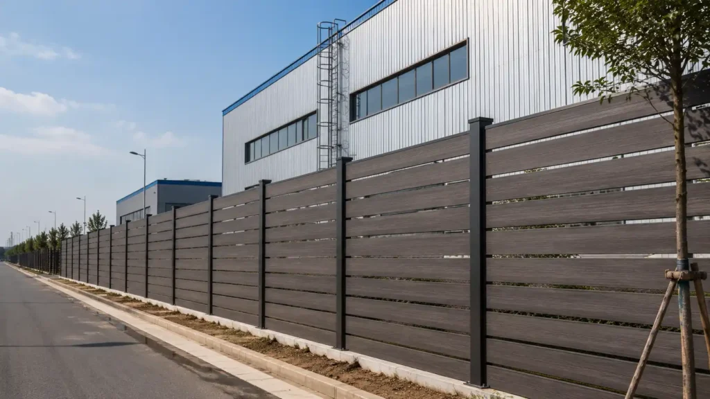 factory direct wpc fence for outdoor privacy & protection