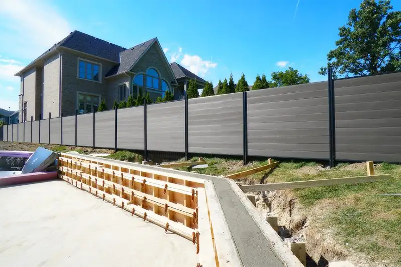 industrial and logistics facilities of wpc fence