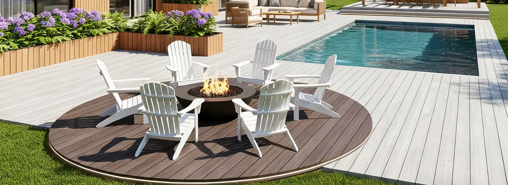 outdoor adirondack leisure chair