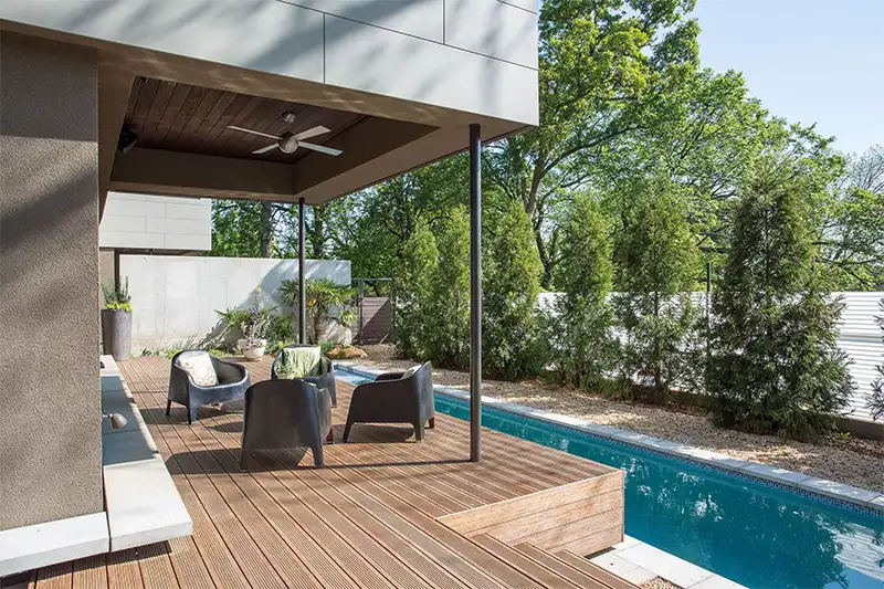 poolside decking for classic wpc solid decking