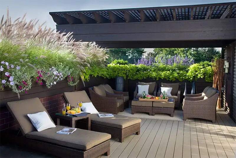 residential decks for classic wpc solid decking
